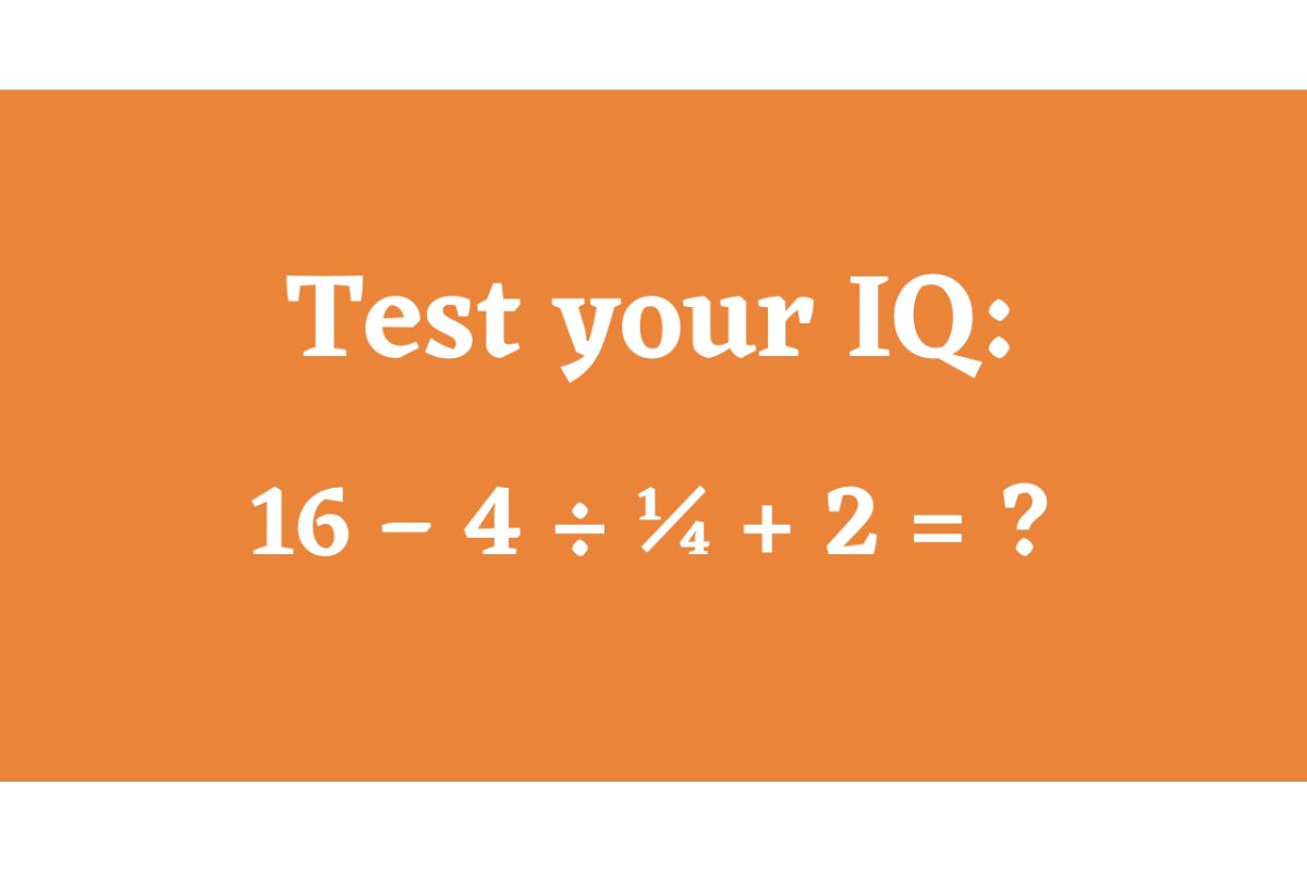 IQ Test Questions With Correct Answers